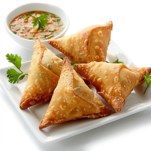 Samosa Chaat.