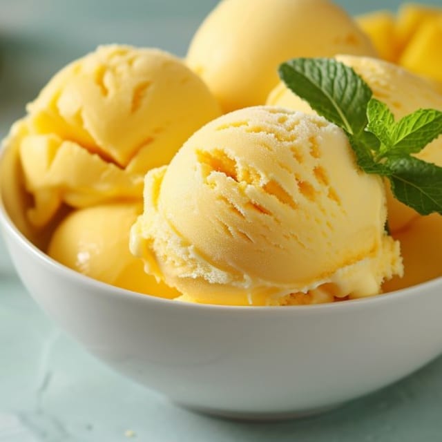Mango Ice Cream.